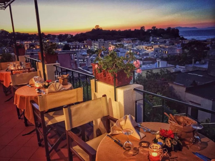 Hotel La Villa Rosa Terme – terrazza ristorante